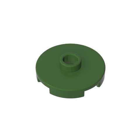 Gobricks,Plate Special Round 2 x 2 with Center Stud (Jumper Plate),18674