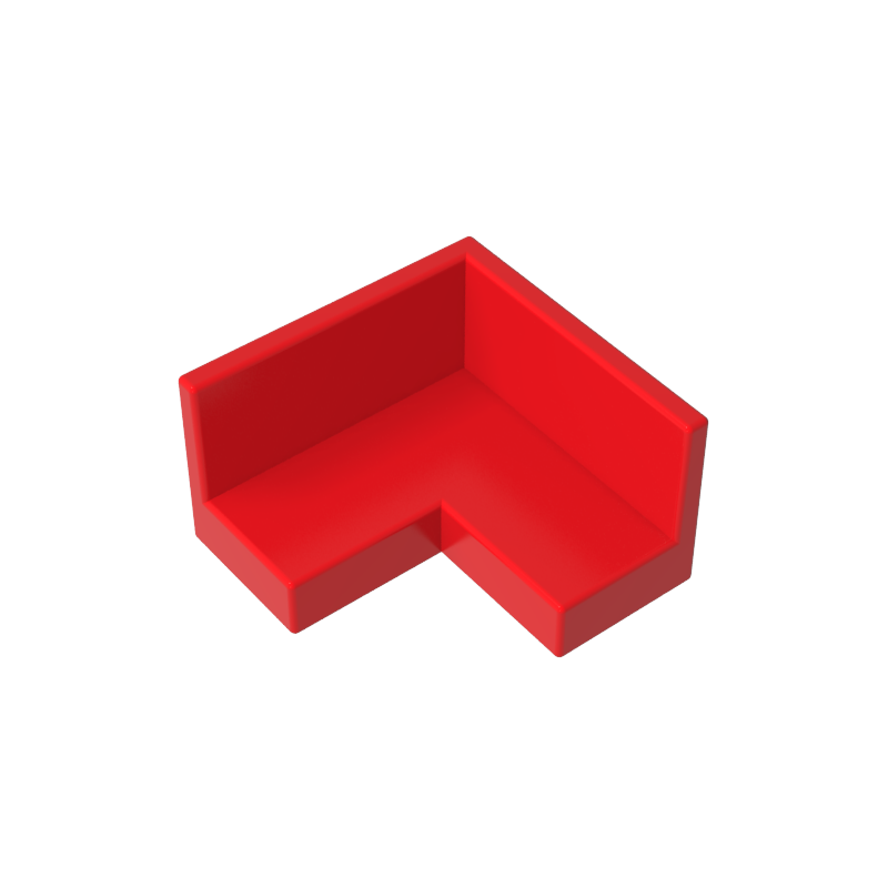 Gobricks,Panel 2 x 2 x 1 Corner,91501,31959