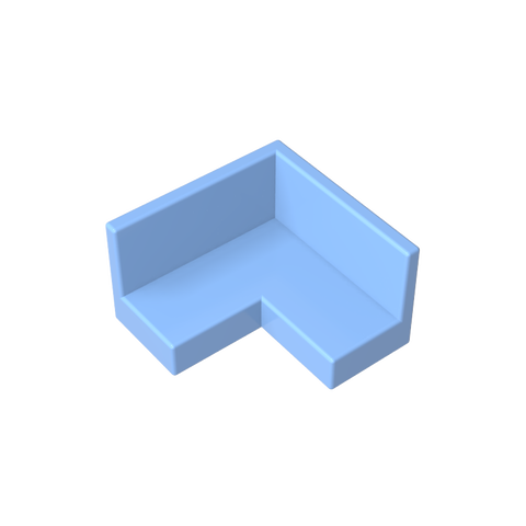 Gobricks,Panel 2 x 2 x 1 Corner,91501,31959