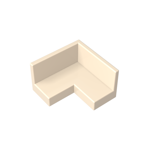 Gobricks,Panel 2 x 2 x 1 Corner,91501,31959