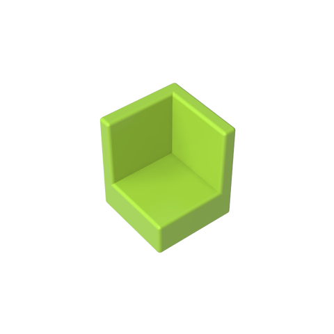 Gobricks,Panel 1 x 1 x 1 Corner,6231