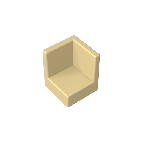 Gobricks,Panel 1 x 1 x 1 Corner,6231