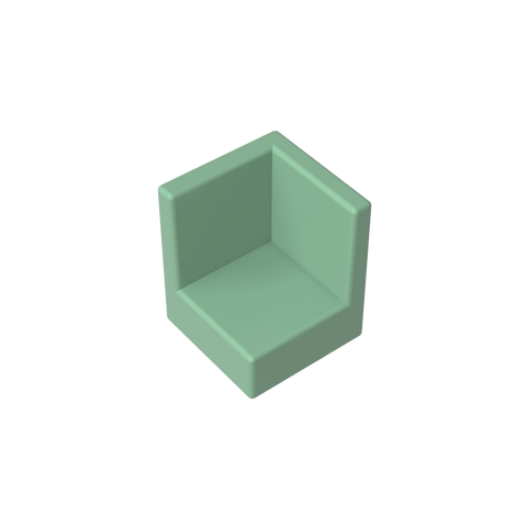 Gobricks,Panel 1 x 1 x 1 Corner,6231