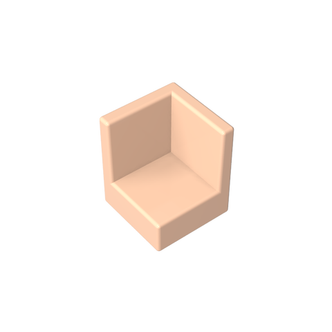 Gobricks,Panel 1 x 1 x 1 Corner,6231