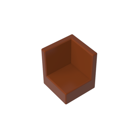 Gobricks,Panel 1 x 1 x 1 Corner,6231