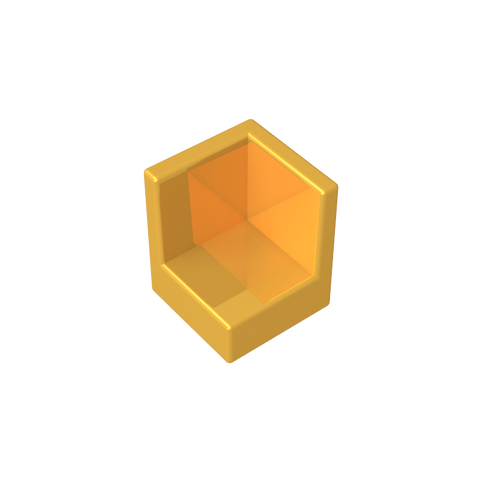 Gobricks,Panel 1 x 1 x 1 Corner,6231