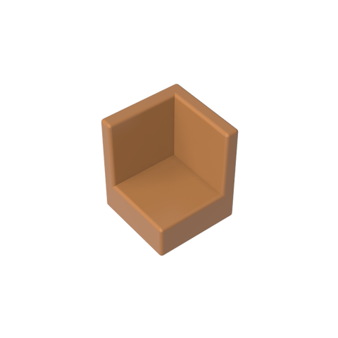 Gobricks,Panel 1 x 1 x 1 Corner,6231