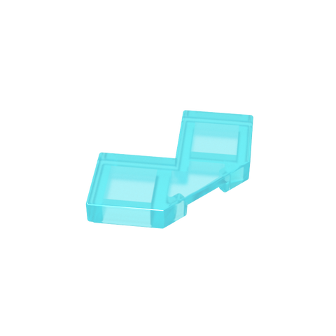 Gobricks,Tile Special 2 x 2 Corner with Cut Corner - Facet,27263,39726,54578
