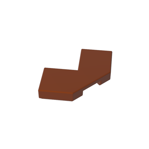 Gobricks,Tile Special 2 x 2 Corner with Cut Corner - Facet,27263,39726,54578