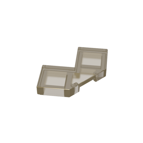 Gobricks,Tile Special 2 x 2 Corner with Cut Corner - Facet,27263,39726,54578