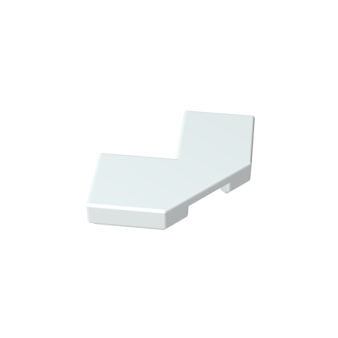 Gobricks,Tile Special 2 x 2 Corner with Cut Corner - Facet,27263,39726,54578