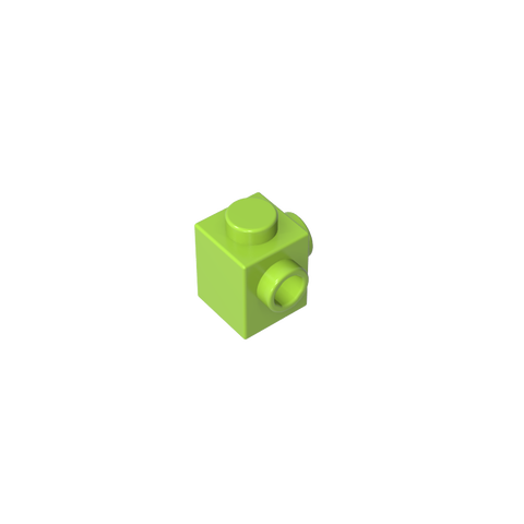 Gobricks,Brick Special 1 x 1 with Studs on 2 Adjacent Sides,26604