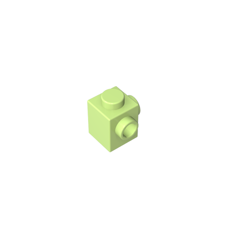 Gobricks,Brick Special 1 x 1 with Studs on 2 Adjacent Sides,26604