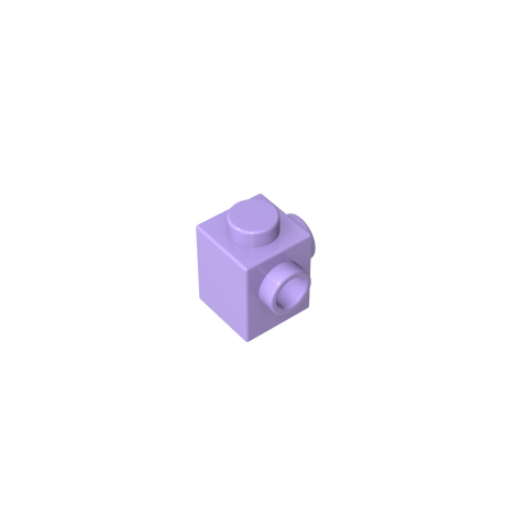 Gobricks,Brick Special 1 x 1 with Studs on 2 Adjacent Sides,26604