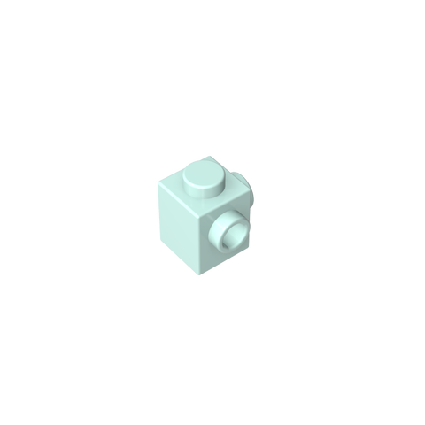 Gobricks,Brick Special 1 x 1 with Studs on 2 Adjacent Sides,26604