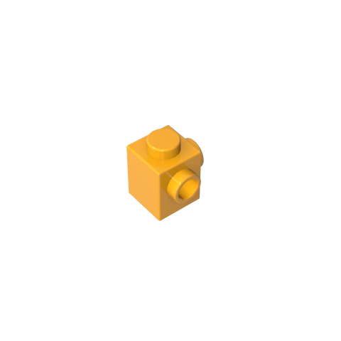 Gobricks,Brick Special 1 x 1 with Studs on 2 Adjacent Sides,26604