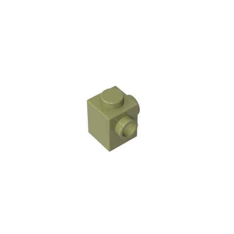 Gobricks,Brick Special 1 x 1 with Studs on 2 Adjacent Sides,26604