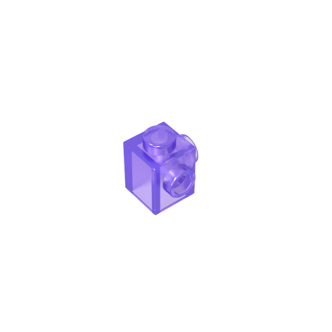 Gobricks,Brick Special 1 x 1 with Studs on 2 Adjacent Sides,26604