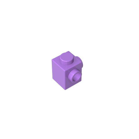 Gobricks,Brick Special 1 x 1 with Studs on 2 Adjacent Sides,26604