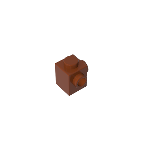 Gobricks,Brick Special 1 x 1 with Studs on 2 Adjacent Sides,26604