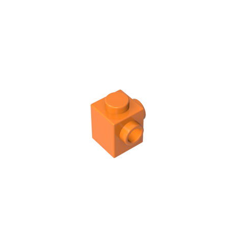 Gobricks,Brick Special 1 x 1 with Studs on 2 Adjacent Sides,26604