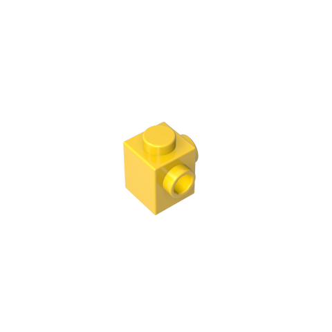 Gobricks,Brick Special 1 x 1 with Studs on 2 Adjacent Sides,26604