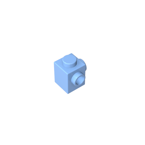 Gobricks,Brick Special 1 x 1 with Studs on 2 Adjacent Sides,26604