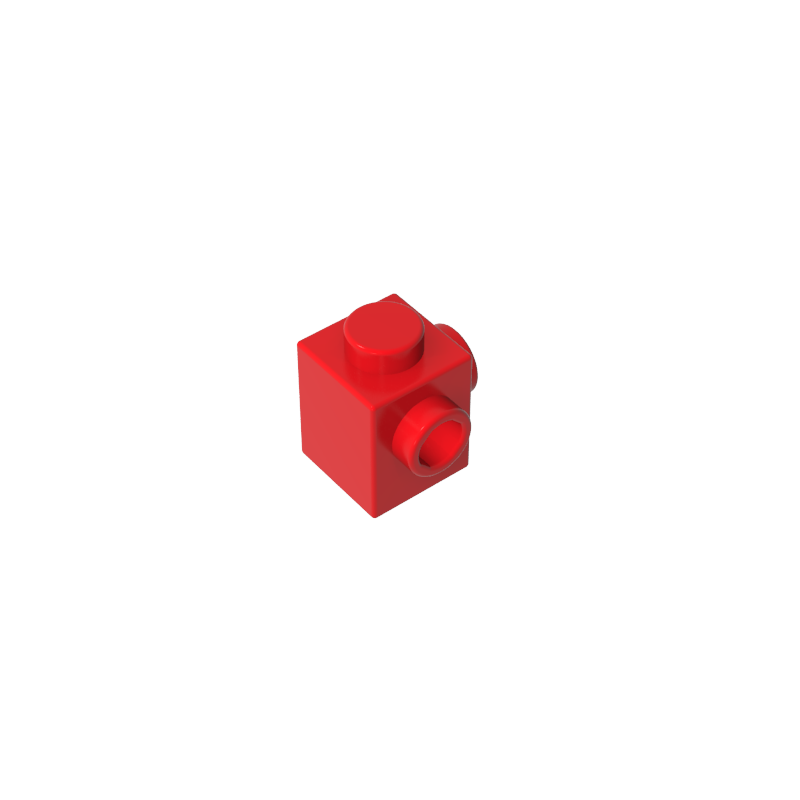 Gobricks,Brick Special 1 x 1 with Studs on 2 Adjacent Sides,26604