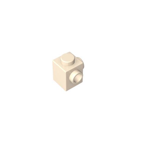 Gobricks,Brick Special 1 x 1 with Studs on 2 Adjacent Sides,26604