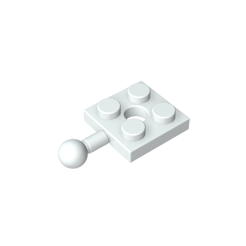 Gobricks,Plate Special 2 x 2 with Towball and Hole,15456,3731,67324