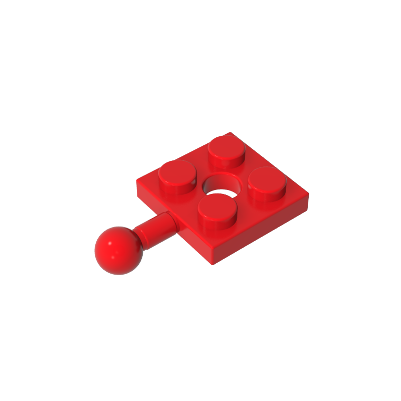 Gobricks,Plate Special 2 x 2 with Towball and Hole,15456,3731,67324