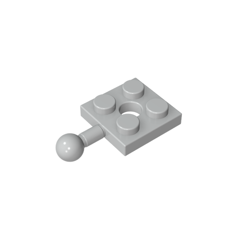 Gobricks,Plate Special 2 x 2 with Towball and Hole,15456,3731,67324