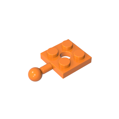 Gobricks,Plate Special 2 x 2 with Towball and Hole,15456,3731,67324