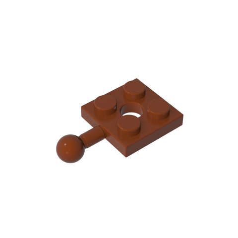 Gobricks,Plate Special 2 x 2 with Towball and Hole,15456,3731,67324