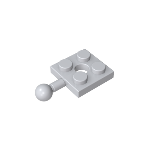 Gobricks,Plate Special 2 x 2 with Towball and Hole,15456,3731,67324