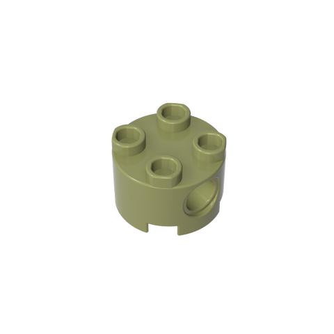 Gobricks,Brick Round 2 x 2 with Pin Holes,17485,79566