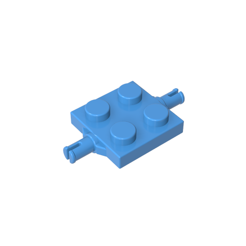 Gobricks,Plate Special 2 x 2 with Wheel Holders,4600,67687