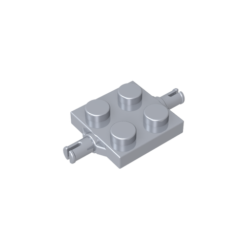 Gobricks,Plate Special 2 x 2 with Wheel Holders,4600,67687