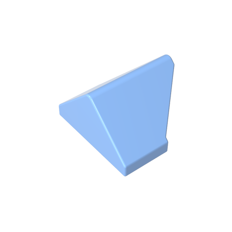 Gobricks,Slope 45° 2 x 1 Double/ Inverted with Bottom Tube,3049b,3049,3049a,3049c,3049d,82060