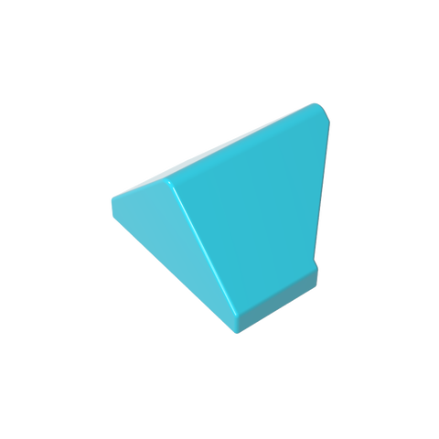 Gobricks,Slope 45° 2 x 1 Double/ Inverted with Bottom Tube,3049b,3049,3049a,3049c,3049d,82060