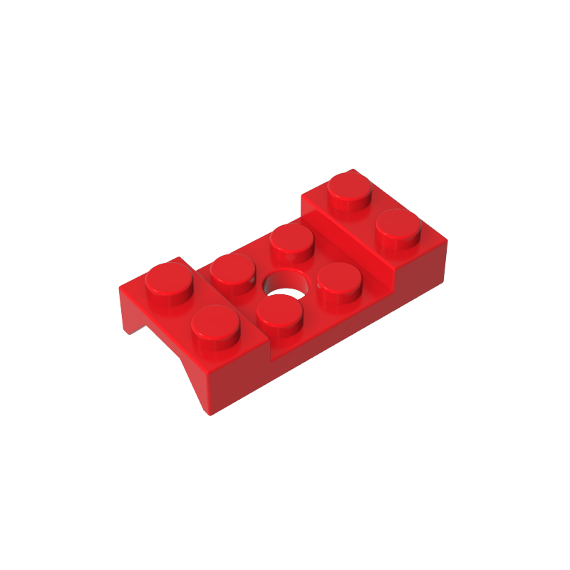 Gobricks,Wheel Arch, Mudguard 2 x 4 Studded with Hole,60212,3788