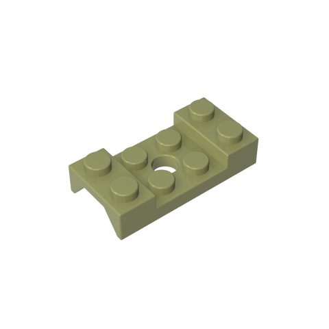 Gobricks,Wheel Arch, Mudguard 2 x 4 Studded with Hole,60212,3788