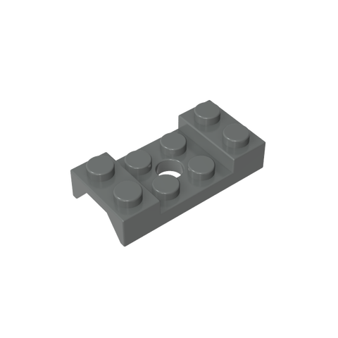 Gobricks,Wheel Arch, Mudguard 2 x 4 Studded with Hole,60212,3788