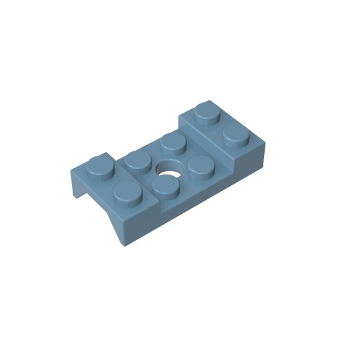 Gobricks,Wheel Arch, Mudguard 2 x 4 Studded with Hole,60212,3788