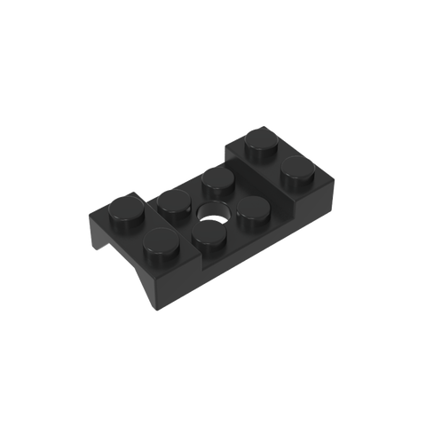 Gobricks,Wheel Arch, Mudguard 2 x 4 Studded with Hole,60212,3788