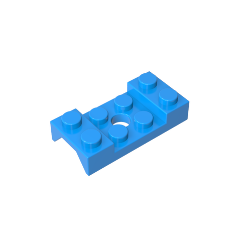 Gobricks,Wheel Arch, Mudguard 2 x 4 Studded with Hole,60212,3788