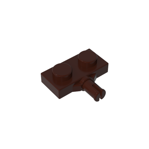 Gobricks,Plate Special 1 x 2 with Wheel Holder, Single Slit,21445,66897