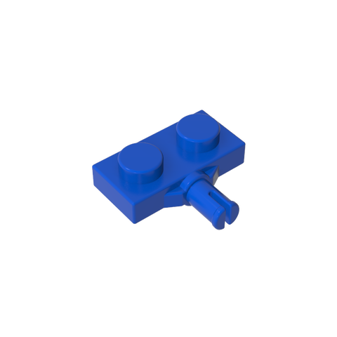 Gobricks,Plate Special 1 x 2 with Wheel Holder, Single Slit,21445,66897