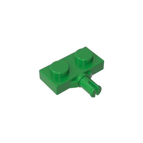 Gobricks,Plate Special 1 x 2 with Wheel Holder, Single Slit,21445,66897