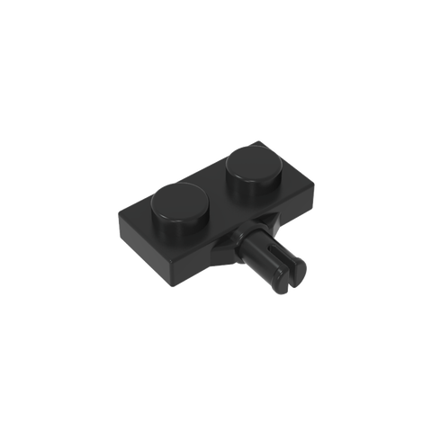 Gobricks,Plate Special 1 x 2 with Wheel Holder, Single Slit,21445,66897